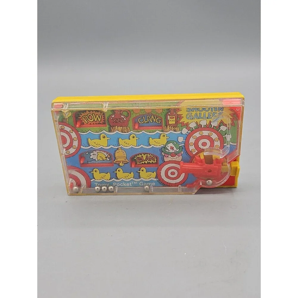Vintage 1976 Tomy Pocket Shooting Gallery Game, Fair Game, Handheld